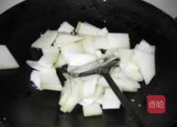虾皮炒冬瓜片的做法图解4