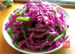 爽口紫甘蓝的做法图解4