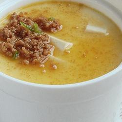 肉末豆腐蒸蛋羹的做法[图]