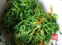 冷拌豆苗的做法图解4