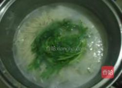 茼蒿清汤面的做法图解5
