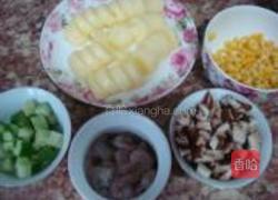 虾仁日本豆腐汤的做法图解1