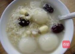 红毛丹糯米莲子粥的做法图解9