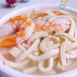 鲜虾干丝汤的做法[图]