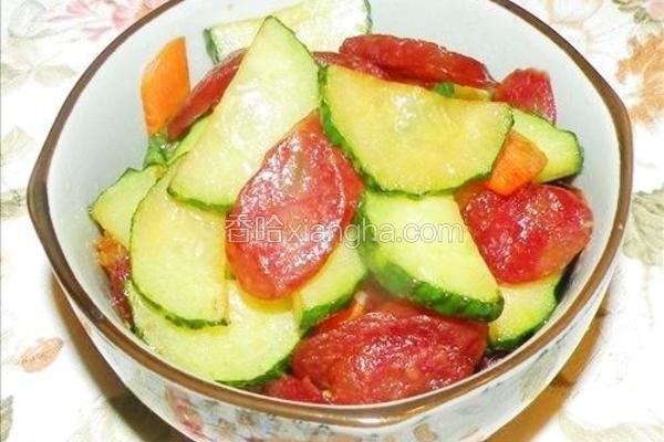 青瓜炒腊肠