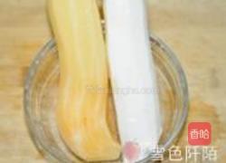 酒酿雪莲果山药的做法图解2