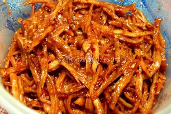 韩式拌鱿鱼丝