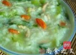 枸杞菠菜瘦肉粥的做法图解8
