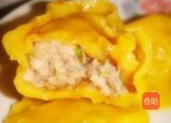南瓜元宝黄金饺的做法图解8