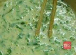 香菜煎的做法图解4