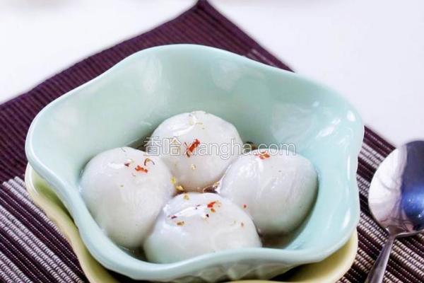 蒸汤圆