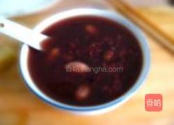 红豆花生黑米粥的做法图解5