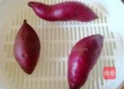 微波炉蒸紫薯的做法图解3