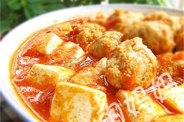 茄汁肉圆豆腐