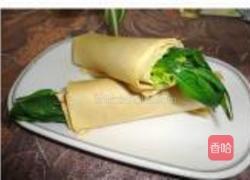 香椿卷煎饼的做法图解6
