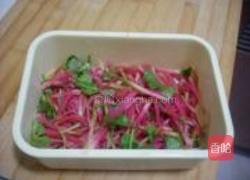 凉拌心里美的做法图解5