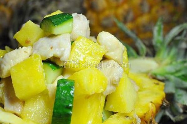 菠萝鸡丁