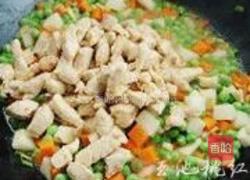 五彩鸡丁的做法图解6