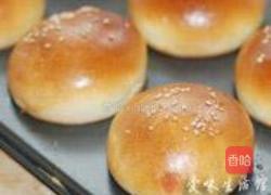蘑菇头桑葚果酱小餐包的做法图解8