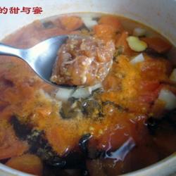 番茄丝瓜肉丸汤的做法[图]