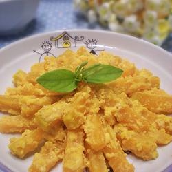 咸蛋黄南瓜条的做法[图]