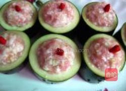 肉酿茄斗的做法图解12