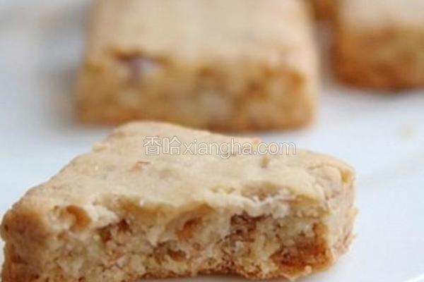 杏仁核桃全麦小饼干