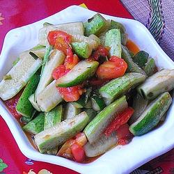 番茄黄瓜条的做法[图]