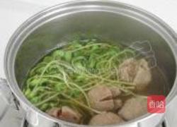 豆苗牛丸汤的做法图解9