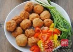 荔枝鸡球的做法图解5