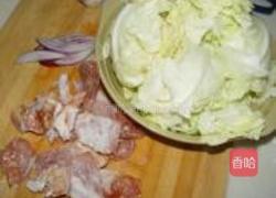 培根包菜的做法图解1
