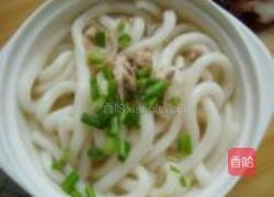 酸豆角酱乌冬面的做法图解7