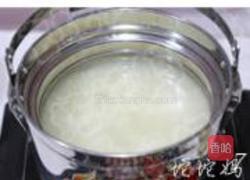 百合三花粥的做法图解7