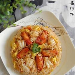 鲜虾鸡蛋炒饭的做法[图]