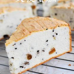 黑芝麻天使蛋糕的做法[图]