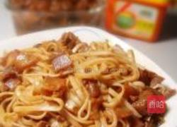 茄丁肉酱绿豆面的做法图解13