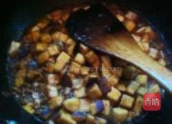 茄丁肉酱绿豆面的做法图解8