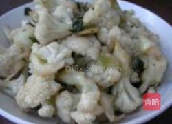 青炒菜花的做法图解6