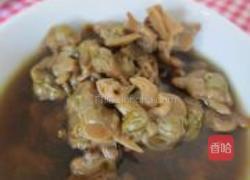 蔥炒白果干的做法图解2