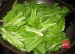 蒜末油唛菜的做法图解3