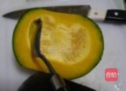 蒜头烧南瓜的做法图解1