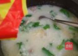 排骨苦菜粥的做法图解9