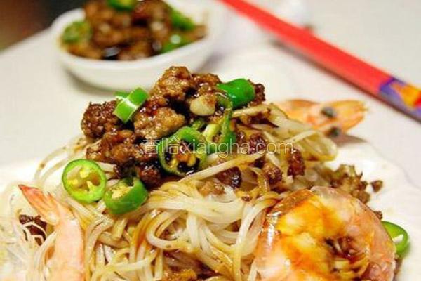 麻酱鲜虾面