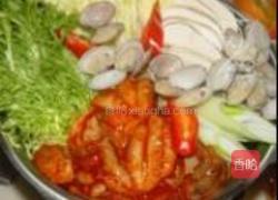 章鱼海鲜火锅的做法图解5