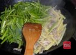 蒜薹土豆丝炒肉的做法图解4