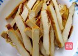 韭菜炒豆干的做法图解2
