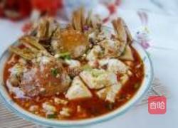螃蟹辣豆腐的做法图解12