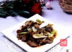 葱爆羊肉的做法图解10