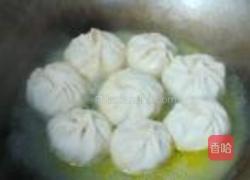 包菜粉条水煎包的做法图解15