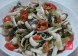 酸菜炒金针菇的做法图解7